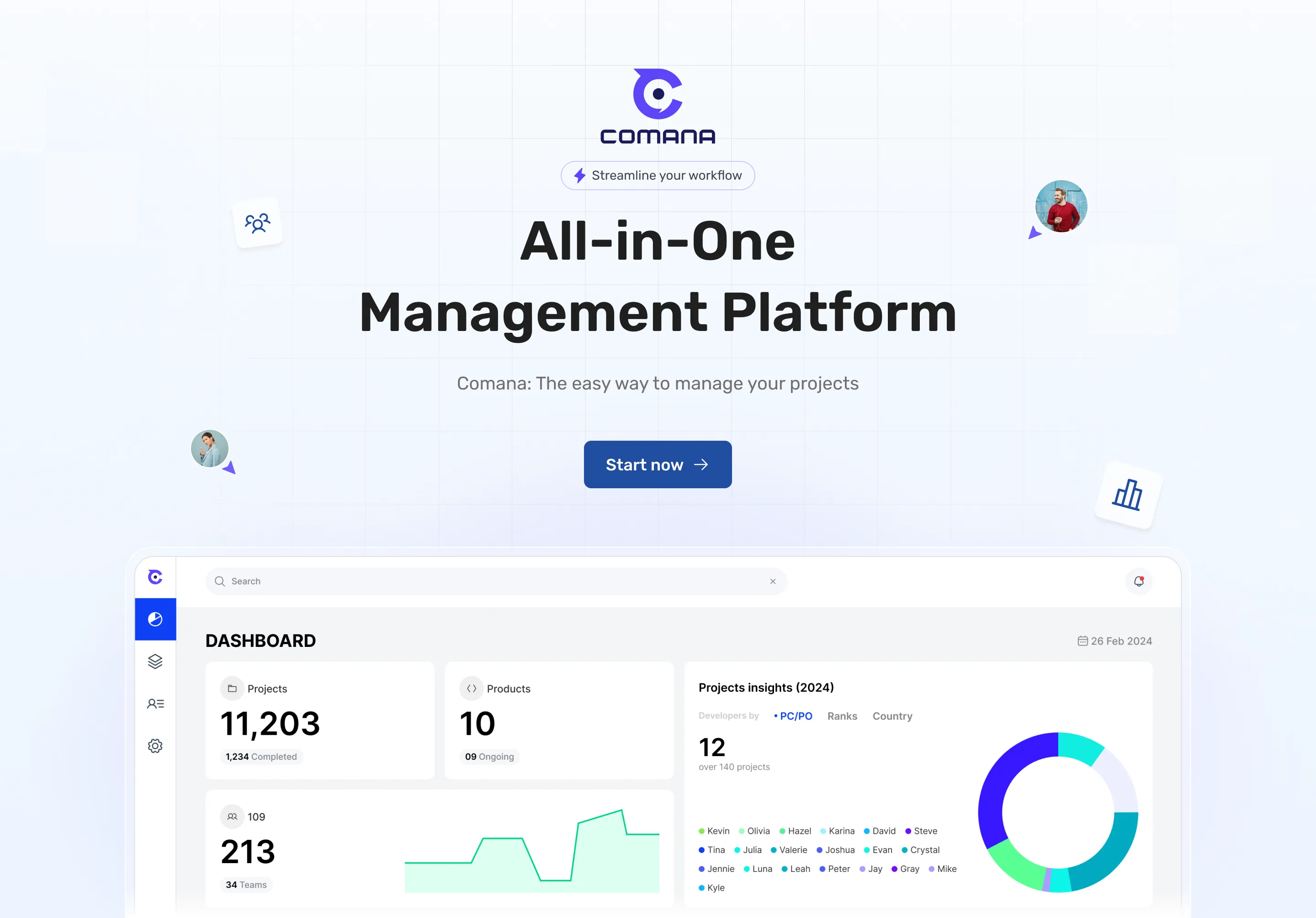 Comana project preview